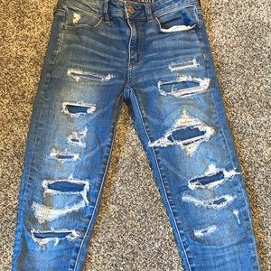 AMERICAN EAGLE SUPER STRETCH JEANS